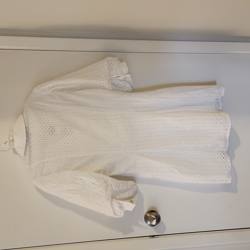 Dynamite White Long Sleeve Dress - Picture 4 of 6
